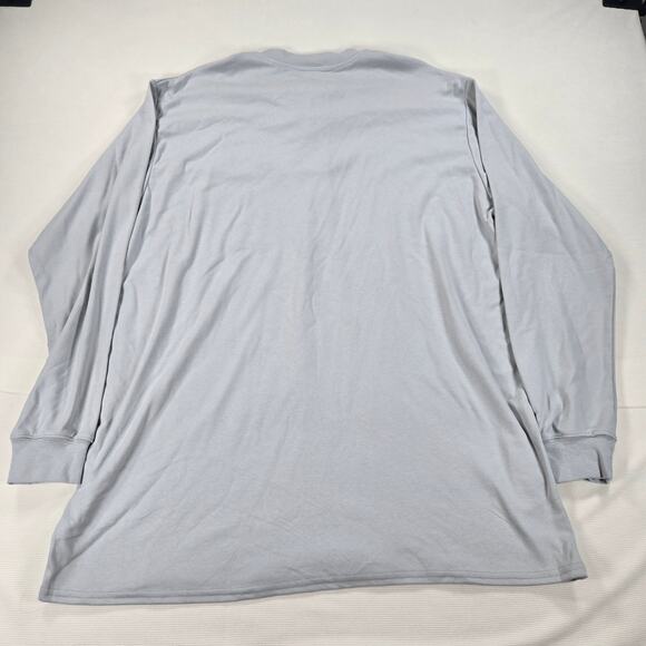 NWT Wrangler Flame Resistant Riggs Henley Long Sleeve Gray Work Shirt Size XLT - Picture 7 of 7